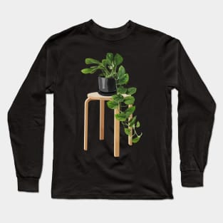 Philodendron hederaceum Long Sleeve T-Shirt